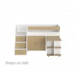 Space saver single bed with Cupboards & Drawers