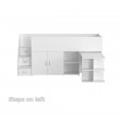 Longwall  Space saver single bed with Cupboards & Drawers
