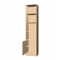 Bookshelf with 1 door bottom cupboard