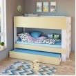 Bunk Bed with built in Bookshelf & optional trundle or drawers