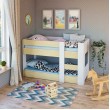 Bunk Bed Compact Mini Low Height - Innovative Design! 