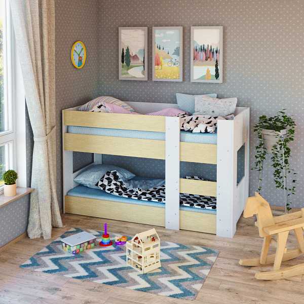 Kids Beds Melbourne Bunk Bed Compact Mid / Low Height