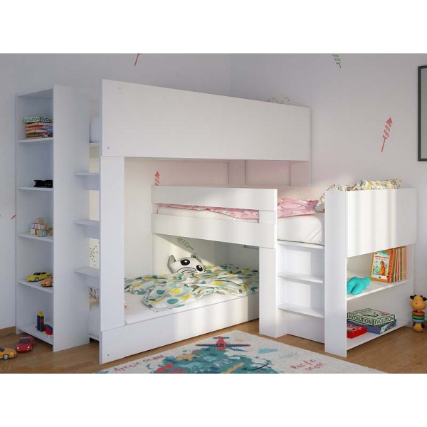 triple bunk bed 3 single beds