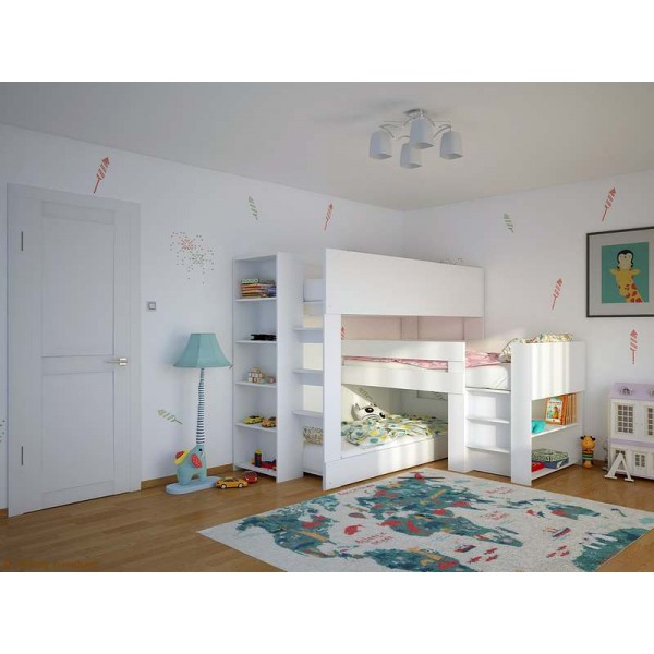 triple bunk bed 3 single beds