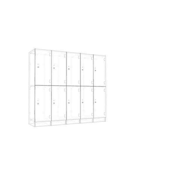 2×5 Locker Bank (10 Doors) – Custom Size Lockers Melbourne | Fitting ...