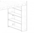 Reduce Under bed bookcase depth by 50mm modification 