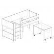 Spacesaver Compact open shelves option to move centre shelf  and change desk to 900mm panel